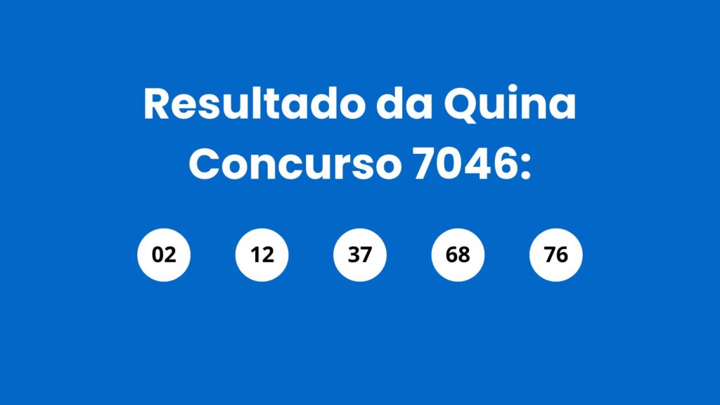 Resultado da Quina 7046: alguém ganhou os R$ 8,6 mi? Veja os números de terça (09/06)