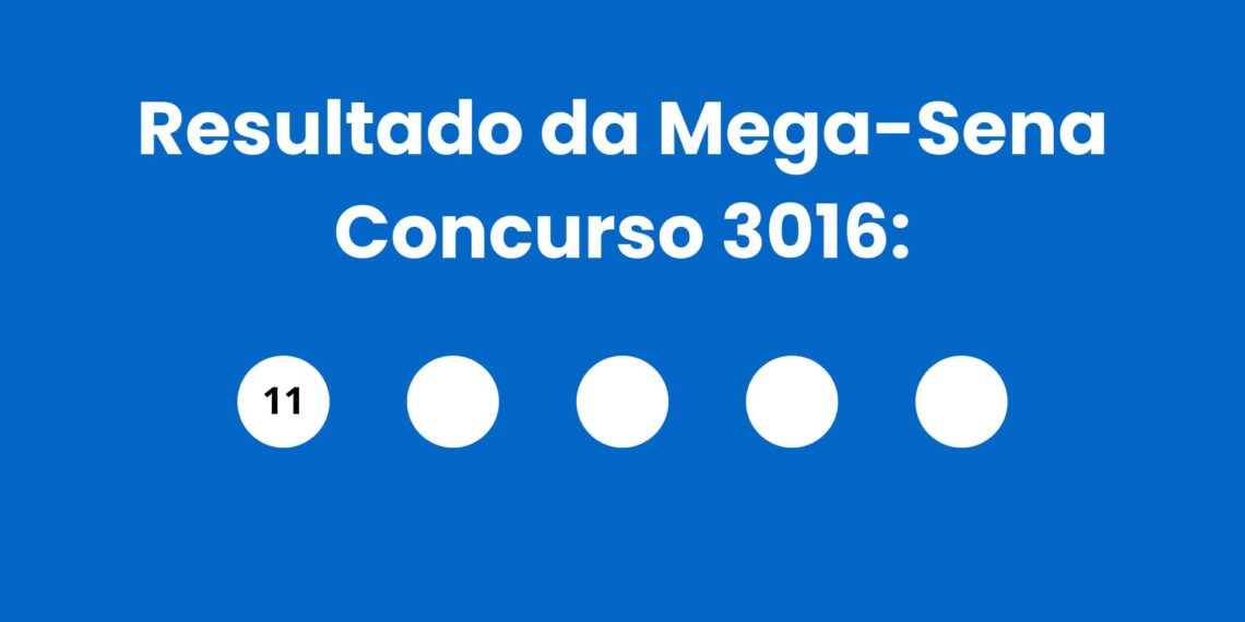 Mega-Sena 3016: alguém ganhou os R$ 3,5 milhões? Veja o resultado do concurso de terça-feira (09/06)