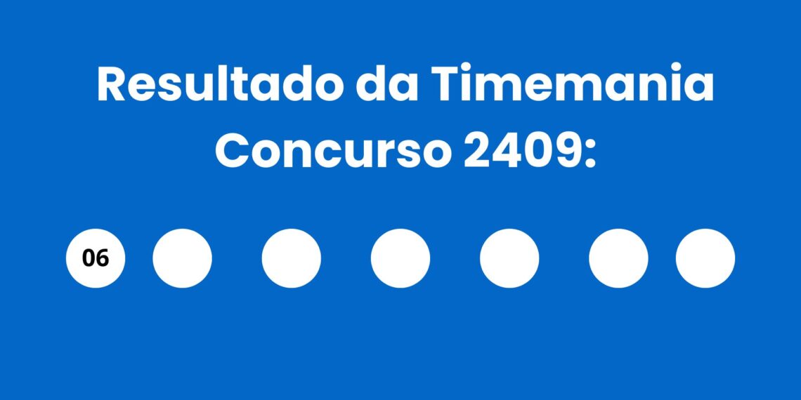 Timemania 2409: alguém ganhou os R$ 3 milhões? Veja o resultado de sábado (27/06)