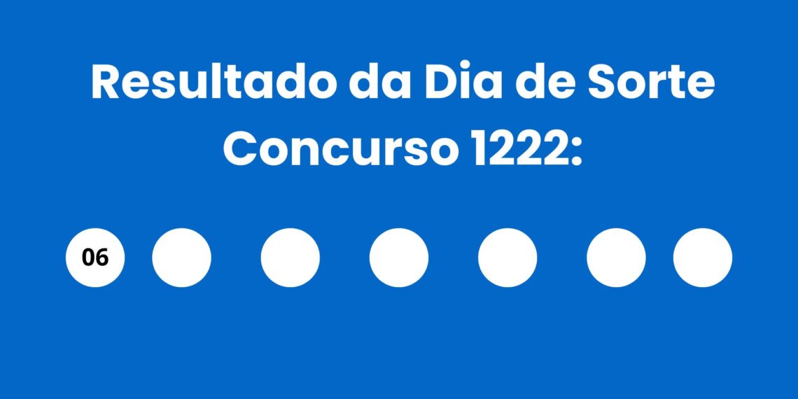 Resultado Dia de Sorte 1222: prêmio acumula e sobe para R$ 500 mil na terça
