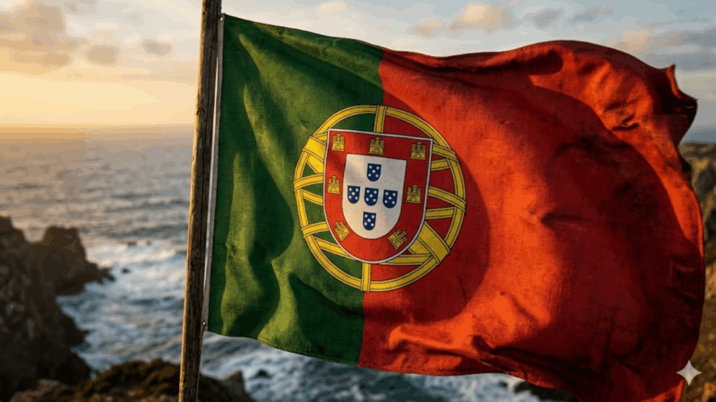 Por que a bandeira de Portugal tem um escudo e uma esfera armilar, e o que esses símbolos revelam sobre séculos de navegação e conquista?