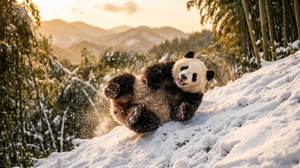 Por que os pandas passam o dia comendo bamboo e se arrastando ?