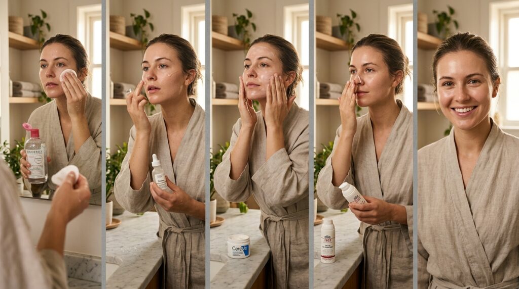 Skincare barato que funciona: como montar uma rotina por menos de R$ 80 por mês