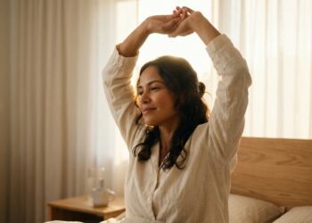 Antes de sair da cama, faça isto: alongamento de 5 minutos que disperta disposição imediata