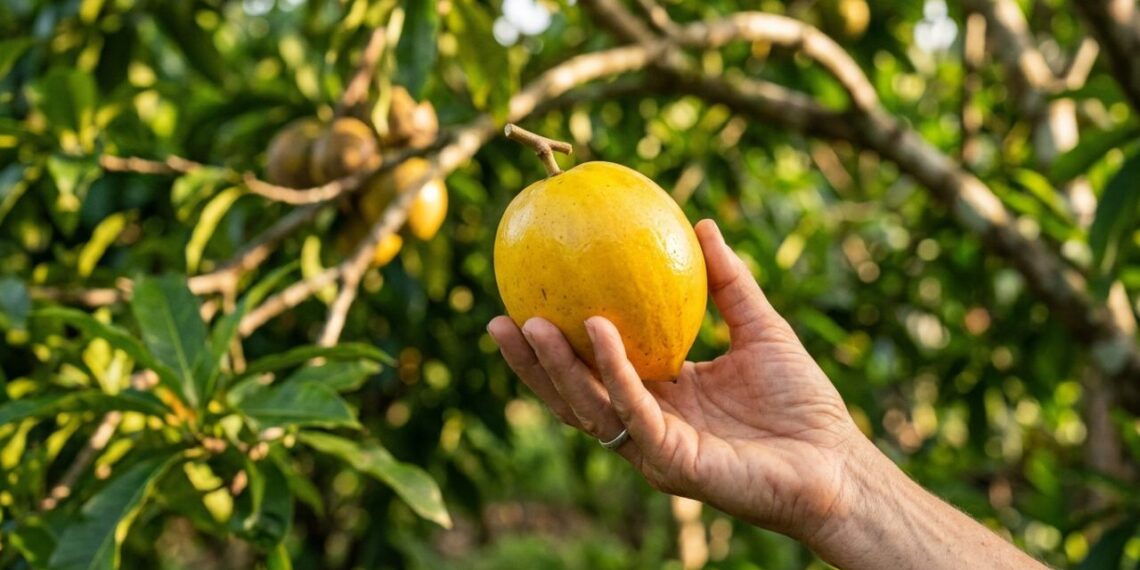 A fruta tropical que tem cor amarela por fora e sabor de doce de leite cremoso e que poucos brasileiros conhecem