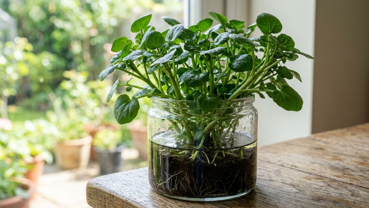 Como plantar agrião em potes sem furo com um cuidado na água constante que faz diferença no crescimento