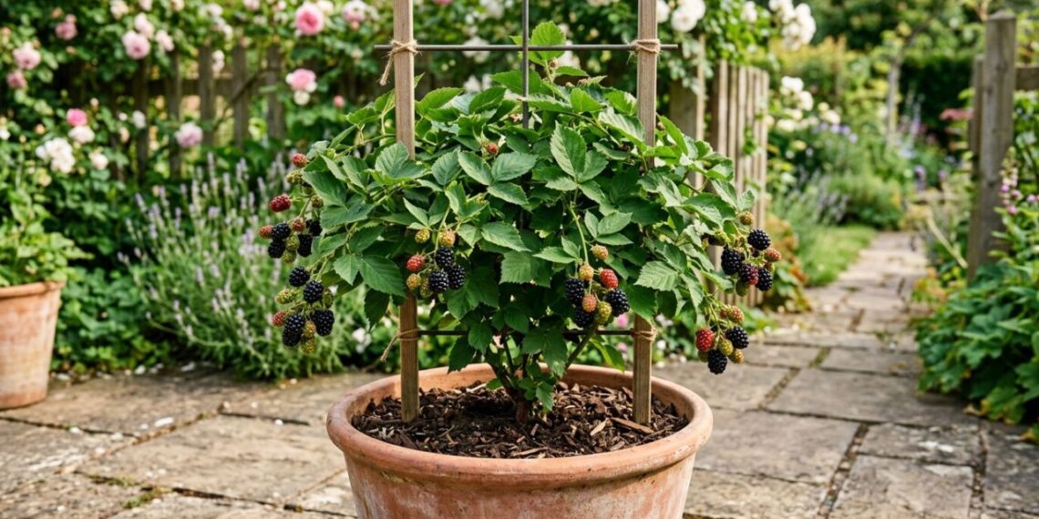Como plantar amora em vaso no quintal com um cuidado na poda drástica que faz diferença na colheita