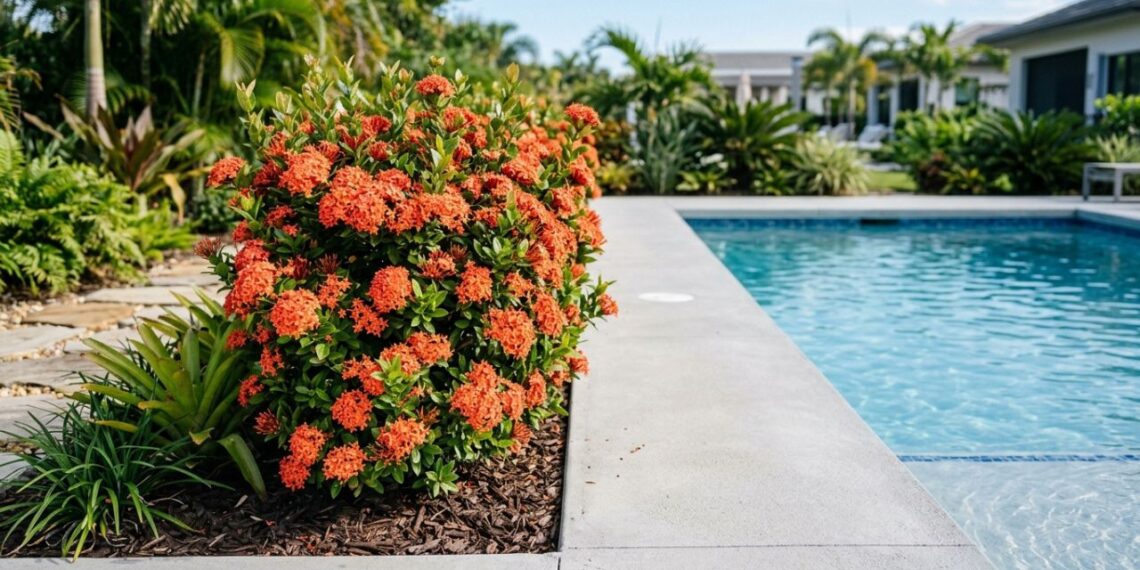 6 arbustos rústicos cujas raízes não danificam o contrapiso, perfeitos para plantar na beira da piscina