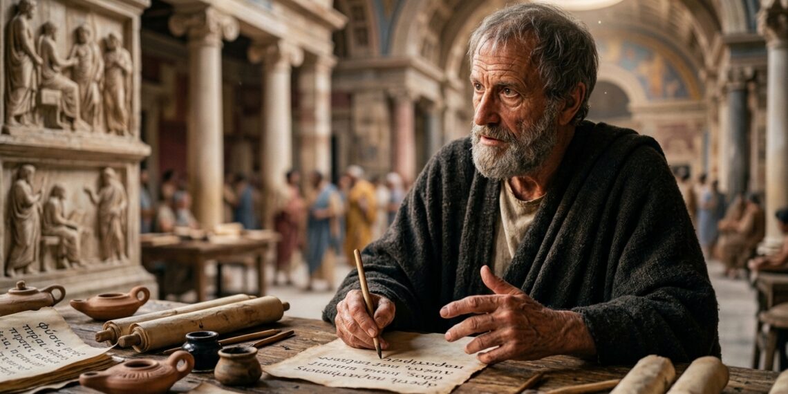 Frase do dia de Aristóteles, criador do Liceu e tutor de Alexandre, o Grande: "A excelência não é um ato, mas um hábito."
