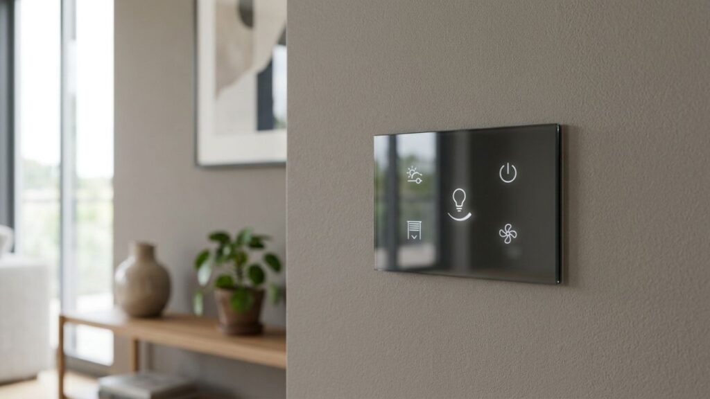 Automacao-3-1024x576 Adeus aos interruptores grandes e beges: a tendência inteligente e minimalista de automação por toque para substituí-los nas casas em 2026