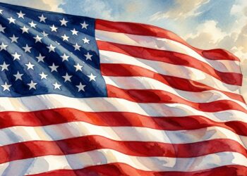 O padrão das estrelas que ninguém consegue contar de primeira: curiosidade sobre a bandeira dos Estados Unidos