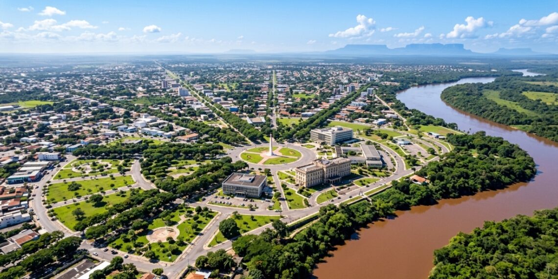Referência de planejamento com inspiração francesa na região norte: cidade única no país pelo seu posicionamento além da linha do Equador