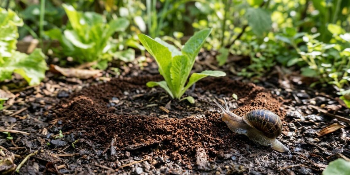O truque simples com borra de café para afastar lesmas da horta e enriquecer o solo das hortaliças