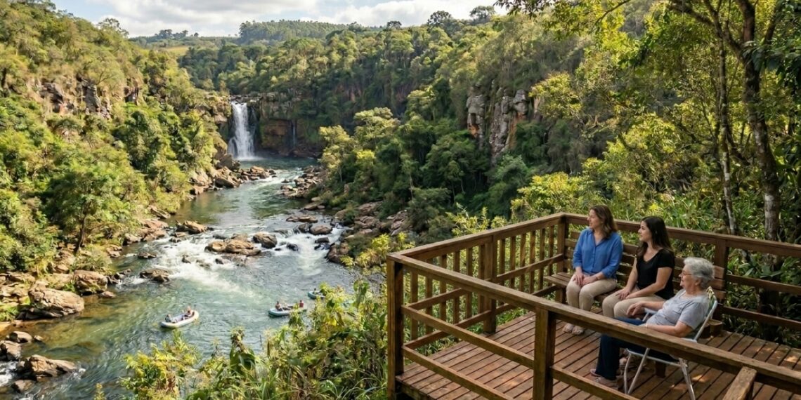 Belezas naturais cuidadas com carinho por uma história de união: destino com rios limpos garante o ambiente ideal para repouso e reflexão