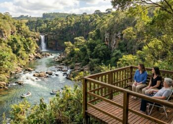 Belezas naturais cuidadas com carinho por uma história de união: destino com rios limpos garante o ambiente ideal para repouso e reflexão