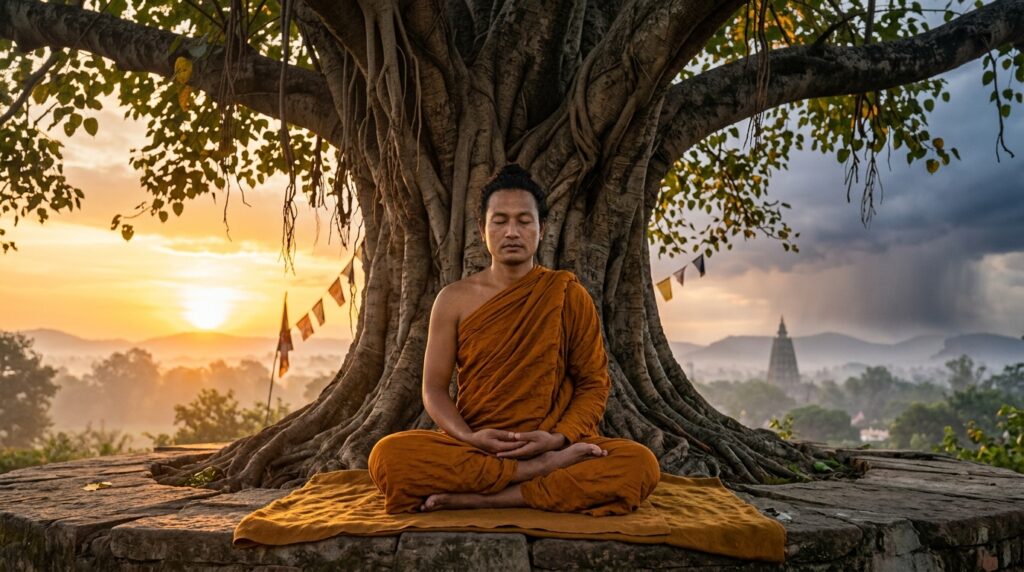 Frase do dia de Buda (Siddhartha Gautama), filósofo indiano e fundador do Budismo: "A raiva é como beber veneno e esperar que o outro morra"