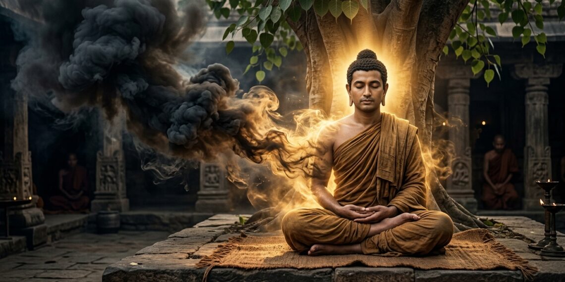 Frase do dia de Buda (Siddhartha Gautama), filósofo indiano e fundador do Budismo: "A raiva é como beber veneno e esperar que o outro morra"