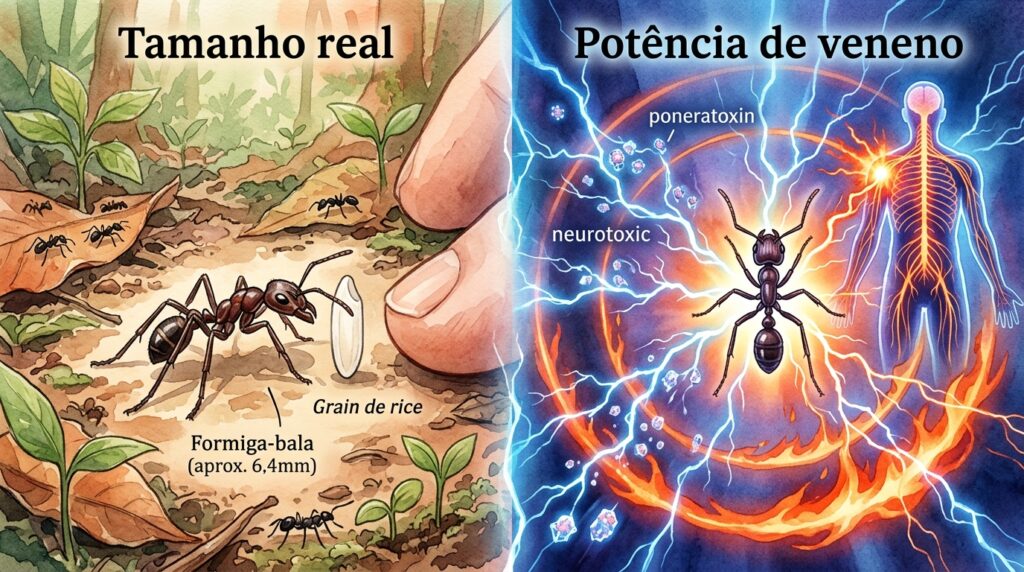 O animal cuja picada causa uma dor tão intensa que imita o tiro de uma arma