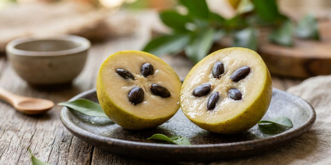 A fruta nativa que tem cor amarelo-esverdeada e sabor de limão extremamente azedo e que poucos brasileiros conhecem
