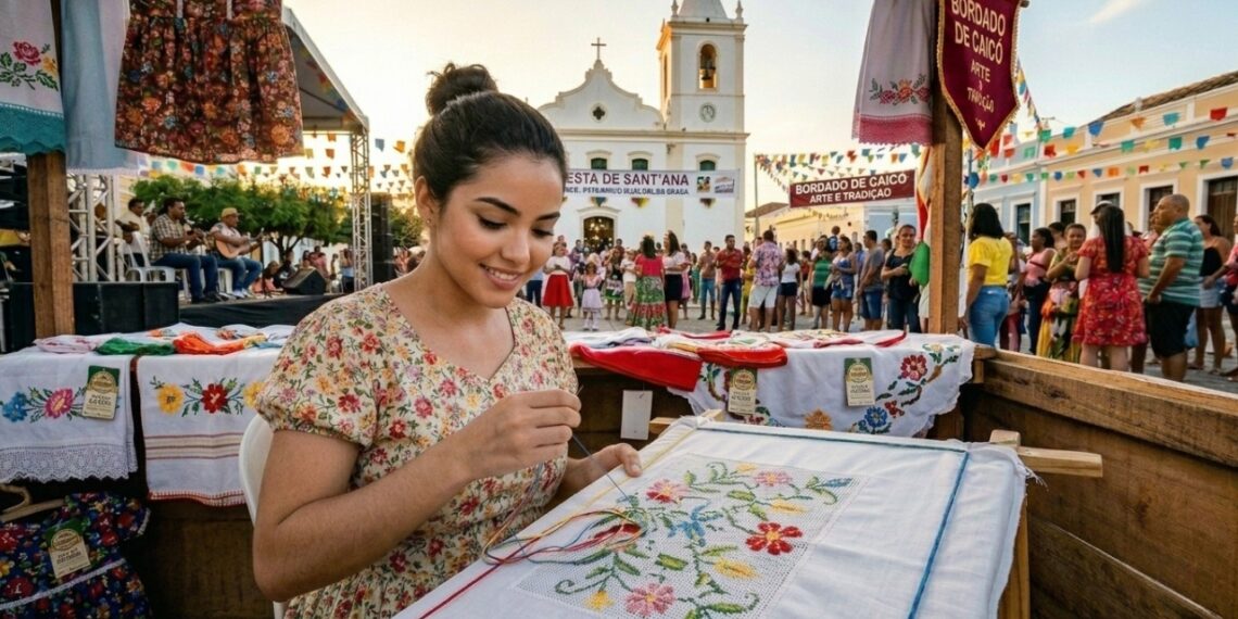 Terra do Bordado no sertão potiguar fascina: artesanato com selo de origem e festa tradicional elevada ao patamar de patrimônio do Brasil real