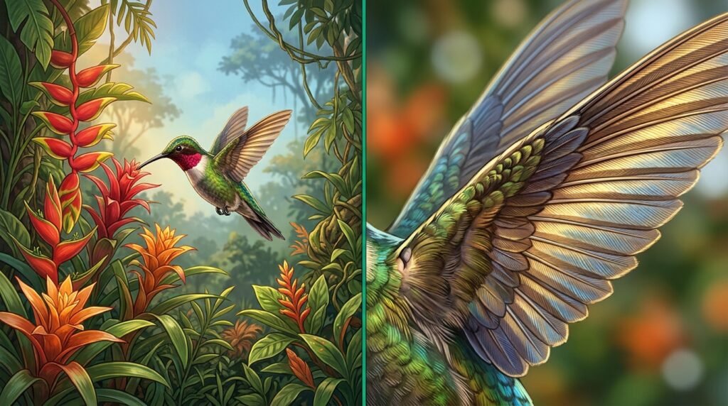 Colibri Vs Helicóptero: o pássaro mais rápido do mundo e suas habilidades impossíveis