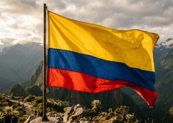 Por que a bandeira da Colômbia tem amarelo maior que as outras cores, e qual a origem histórica dessa proporção única?