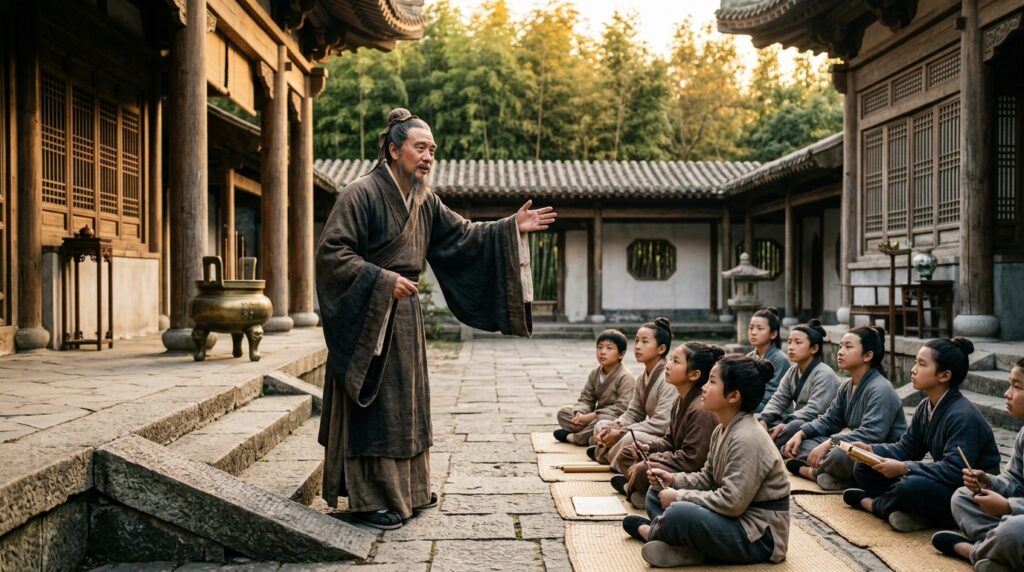 Frase do dia de Confúcio, filósofo chinês e fundador da ética confuciana: "A bondade é a verdadeira riqueza; a malvadez é a verdadeira pobreza"