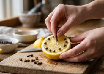 Colocar cravos-da-índia espetados na casca de uma metade de limão no centro da fruteira: para que serve e por que você deve fazer isso para espantar aquelas moscas miúdas de frutas