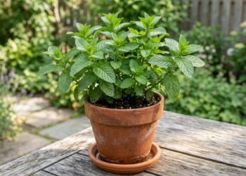 Horta em casa: como cultivar hortelã em vaso isolado para a raiz crescer forte sem sufocar outras plantas