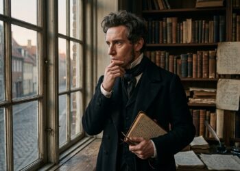 Frase do dia de Søren Kierkegaard, filósofo dinamarquês e precursor do existencialismo: "A vida só pode ser compreendida olhando para trás; mas deve ser vivida para frente"