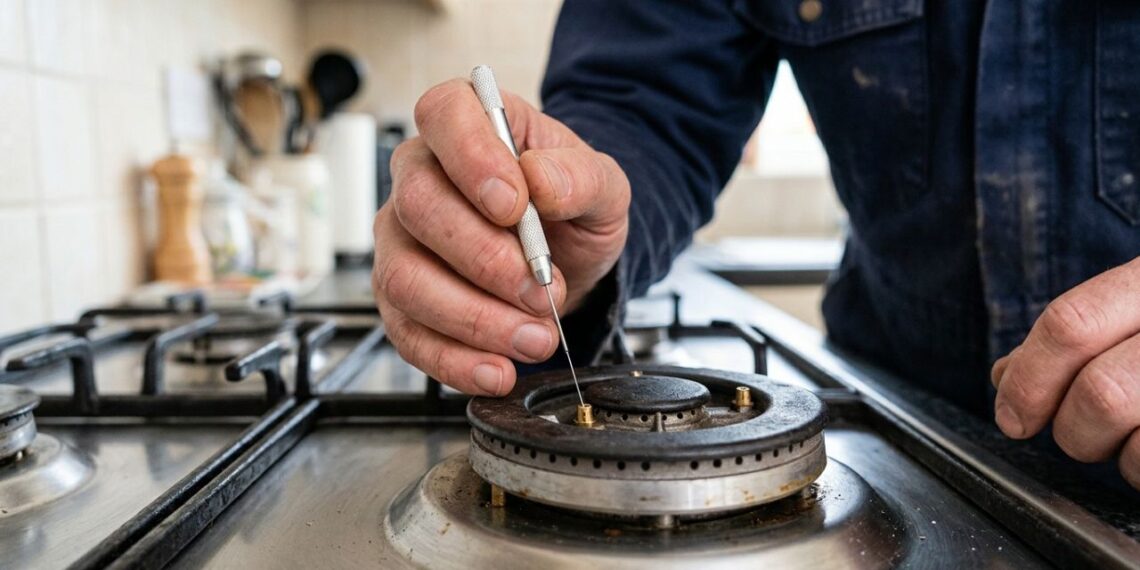 Como desentupir os furos da boca do fogão que estão com a chama fraca: o truque fácil de usar uma agulha fina e suco de limão que está na moda nas redes sociais