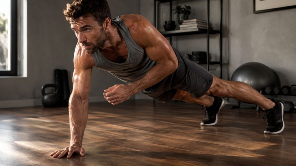 Força muscular em casa é possível e o CrossFit para iniciantes prova isso com apenas 40 minutos