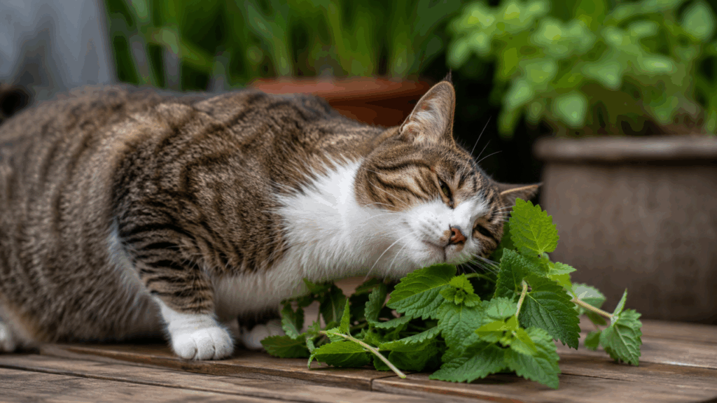 Cientistas descobrem planta que faz seu gato rolar de felicidade quando come