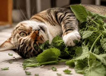 Cientistas descobrem planta que faz seu gato rolar de felicidade quando come