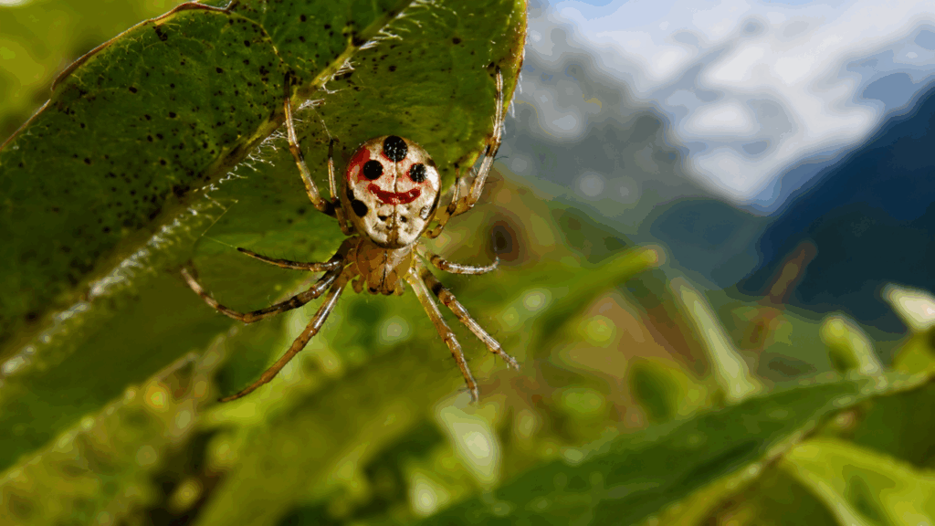 Nova espécie ”aranha sorridente” descoberta no Himalaia , surpreende cientistas do mundo todo
