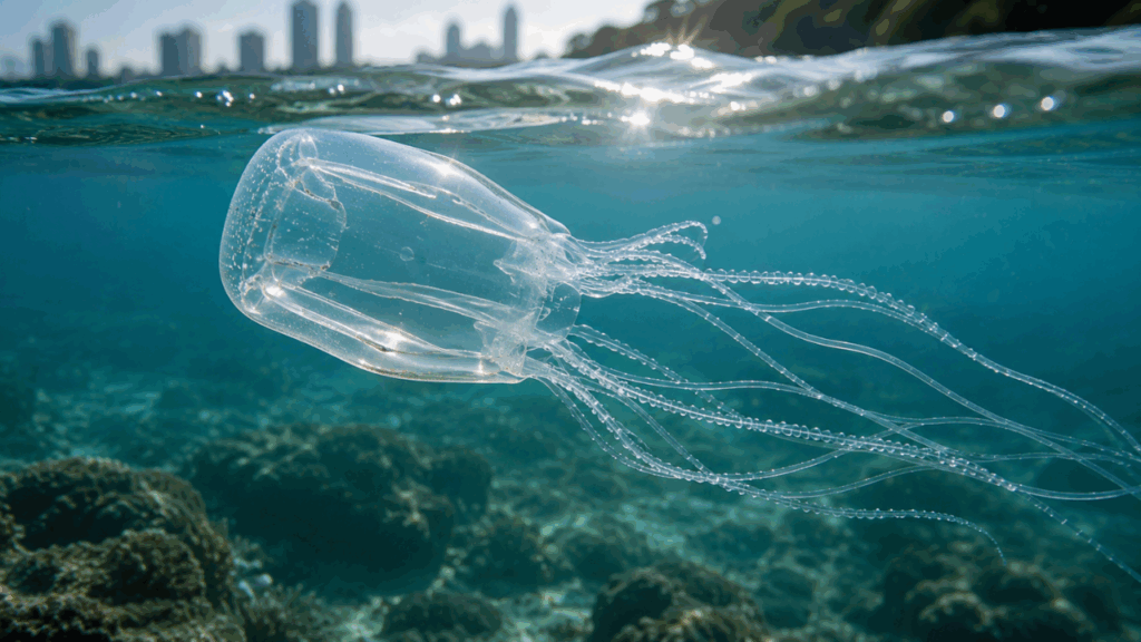 O animal quase invisível encontrado no mar em Singapura pode mudar o que sabemos sobre águas-vivas