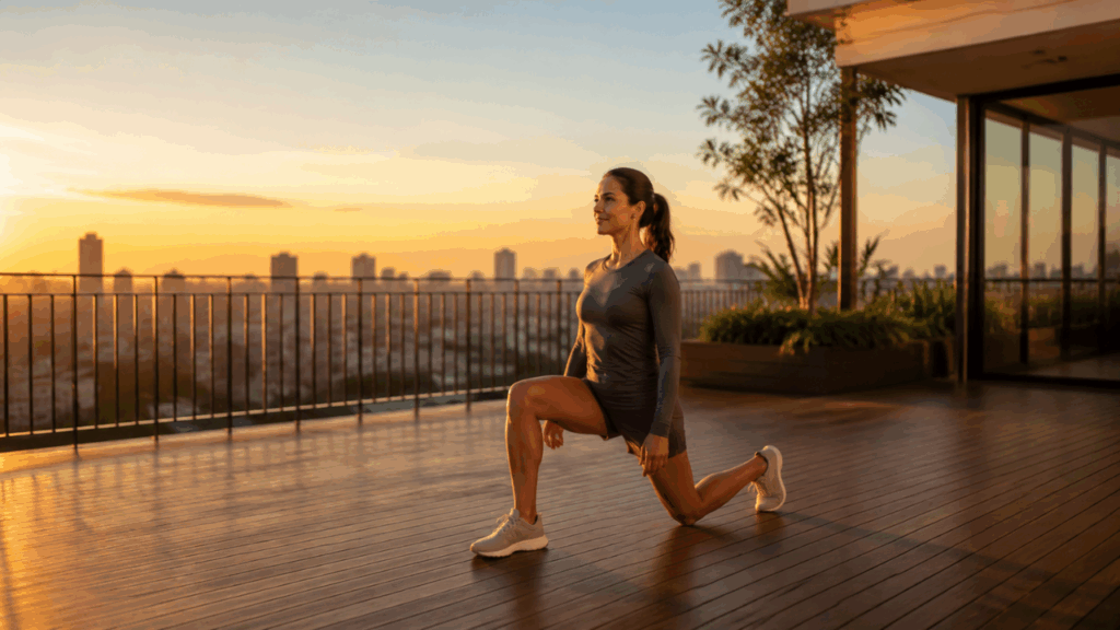 O exercício de 5 minutos que ativa glúteos, afina a cintura e ainda protege os joelhos