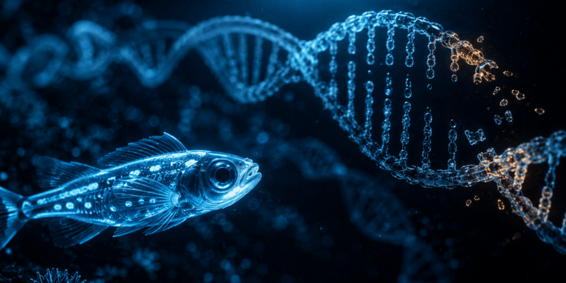 Peixe bioluminescente “rouba” proteínas para brilhar, e a ciência descobriu que esse poder não está em seus genes