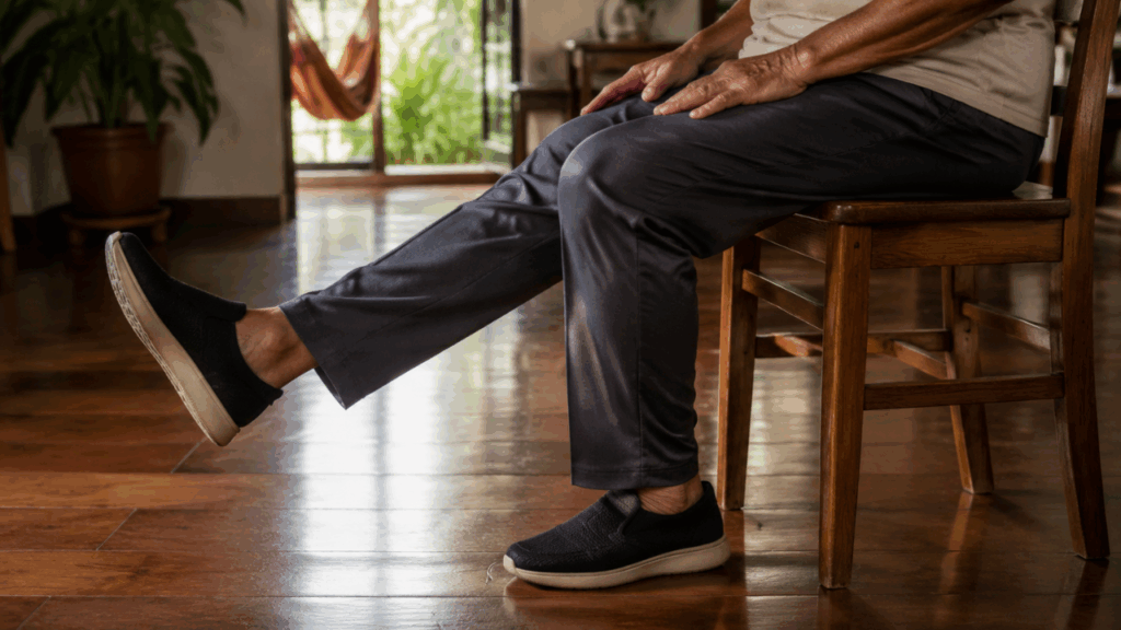 Sem academia, sem tapete, sem desculpa: yoga na cadeira para quem quer se mover depois dos 60