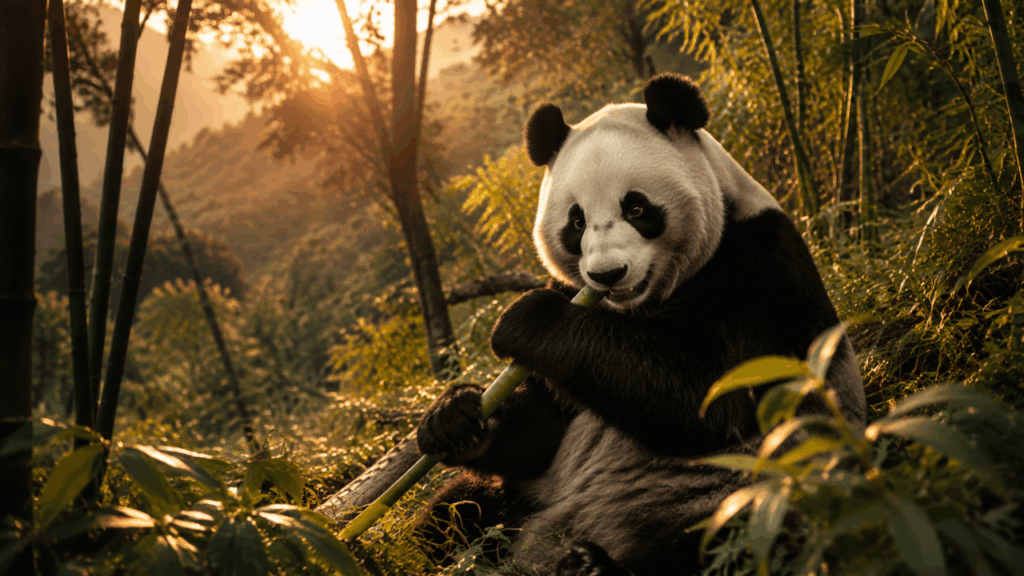 O segredo dos pandas gigantes pode estar escondido dentro do próprio bambu que eles comem todos dias