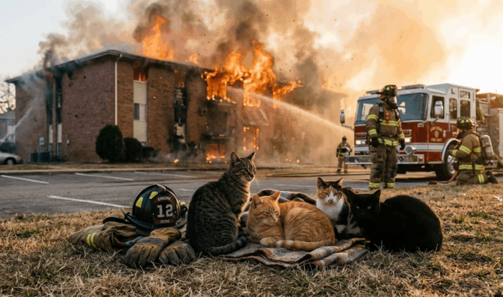 Apneia, chamas e esperança: como gatos desafiaram o perigo