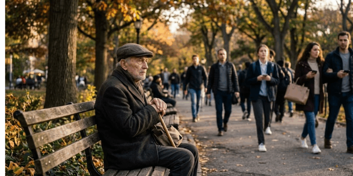 A psicologia revela que após os 70 o maior sofrimento não é a idade, mas a sensação de invisibilidade social