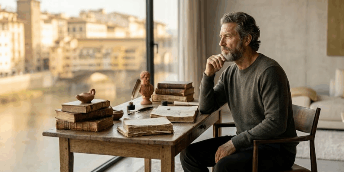 Frase do dia de Marco Aurélio: "A felicidade da sua vida depende da qualidade dos seus pensamentos" — a meditação do imperador sobre o poder da mente