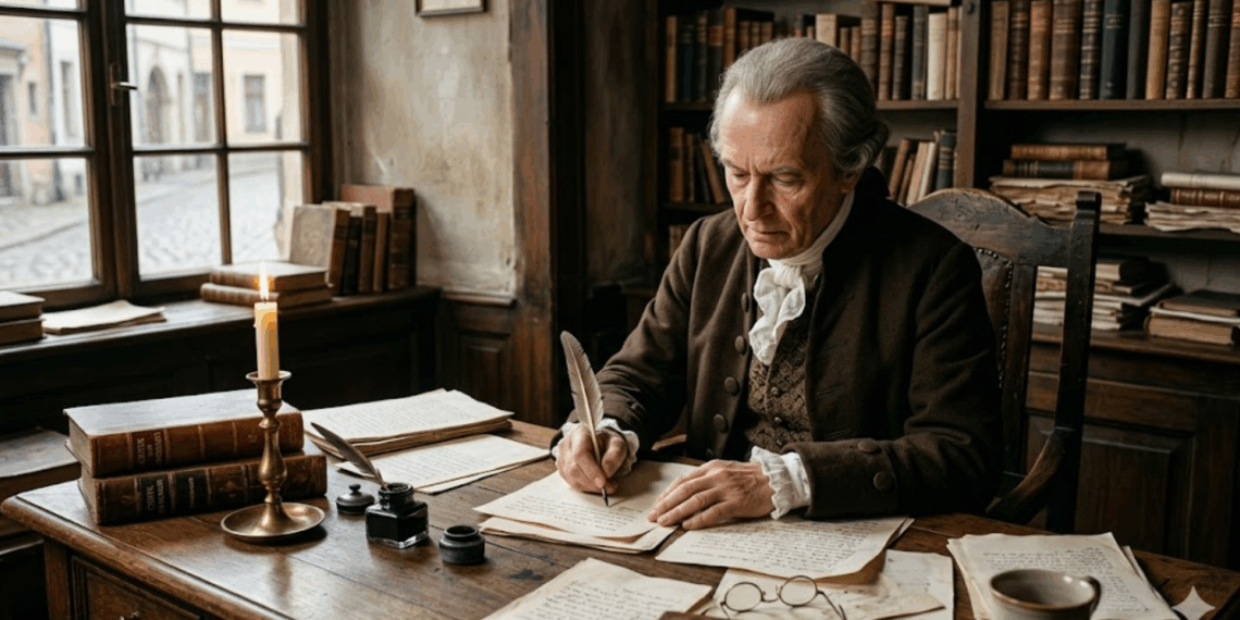 Frase do dia de Immanuel Kant: "Age de tal forma que a máxima da tua ação possa ser erigida em lei universal" o imperativo categórico que define a ética moderna