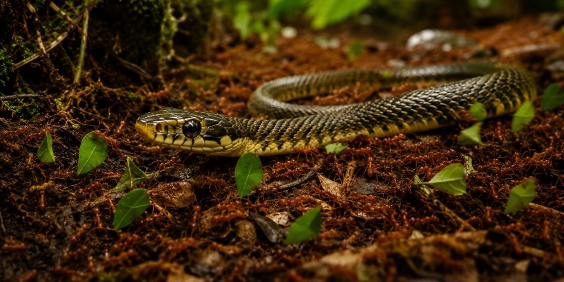 Esta cobra da Amazônia consegue imitar o cheiro de formigas para entrar nos ninhos sem ser atacada