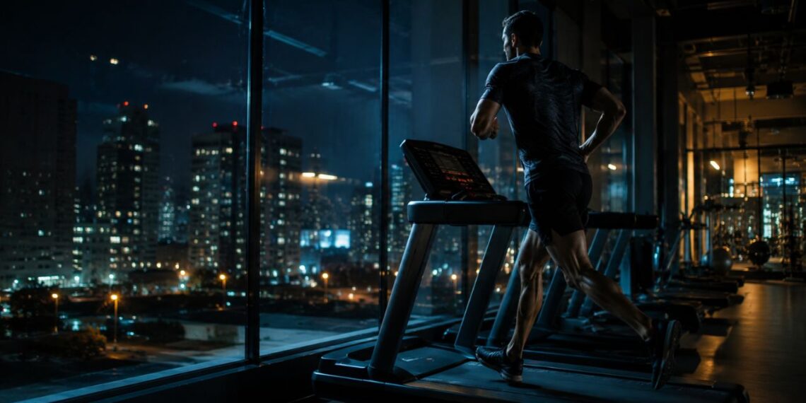 Treinar à noite: o que acontece com seu sono e cortisol quando você se exercita depois das 19h