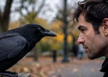 O corvo que guarda rancor por anos e reconhece rostos humanos com precisão maior do que muitas câmeras