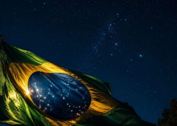Por que a bandeira do Brasil tem estrelas que formam o céu de uma noite específica, e o que esse mapa astronômico revela sobre o momento exato em que a República foi proclamada