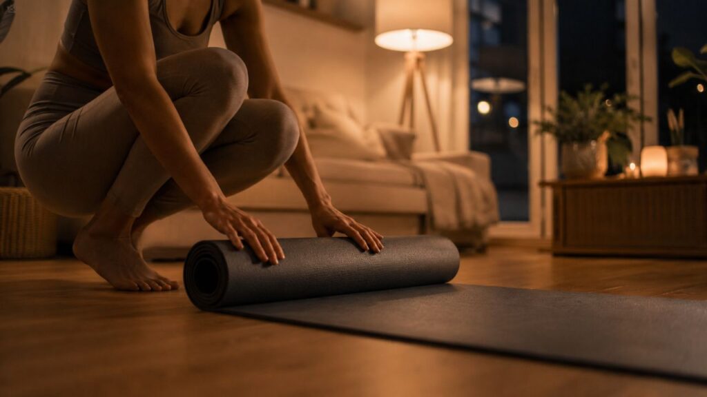 5 minutos de abdômen antes de dormir: o que esse hábito faz com sua musculatura em 4 semanas