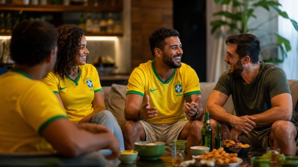 Psicólogos explicam por que assistir jogos da Copa do mundo com com amigos faz bem para a saúde mental